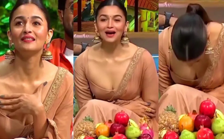 দর্শকদের ফিগার দেখাতে ক্যামেরার সামনে যা করলেন আলিয়া ভাট