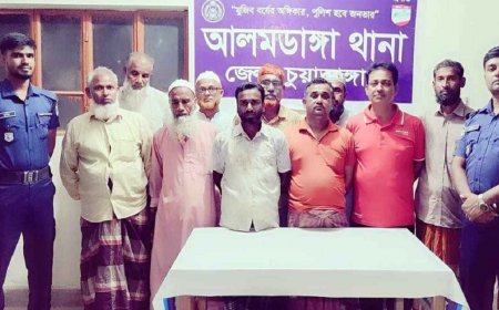 চুয়াডাঙ্গায়  নাশকতা মামলায় জেলা সেক্রেটারিসহ  : বিএনপি-জামায়াতের ১১ নেতাকর্মীকে গ্রেপ্তার