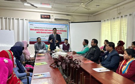 ভলান্টিয়ার পোলের মাধ্যমে দ্রুত মানবিক সহায়তা প্রদানে কর্মশালা