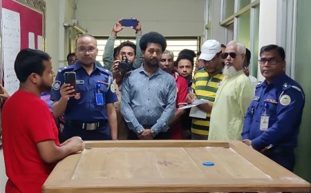 বরগুনায় সাংবাদিক মাসউদ হত্যা; ঘটনাস্থল পরিদর্শন করলেন এসপি