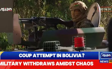 বলিভিয়ায় ব্যর্থ সামরিক অভ্যুত্থান: সামরিক প্রত্যাহার ও জেনারেল জুনিগার গ্রেফতার