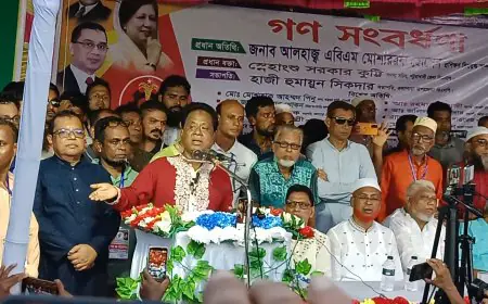 কলাপাড়ায় এবিএম মোশারফ হোসেন এর শুভ আগমন উপলক্ষে গণ সংবর্ধনা