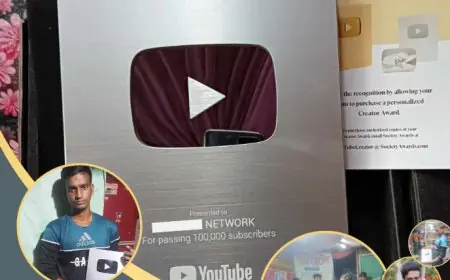 আরাফাত হোসেনের সাফল্যের গল্প: সিলভার প্লে বাটন পেয়ে ইউটিউবে নতুন মাইলফলক