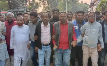 খুলনা জেলা বিএনপির নবগঠিত কমিটিকে স্বাগত জানিয়ে কয়রায় আনন্দ মিছিল