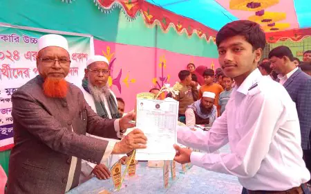 নড়াইল সরকারি উচ্চ বিদ্যালয়ে মেধাবীদের বিশেষ পুরস্কার প্রদান