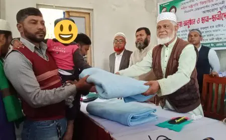 শহীদ প্রেসিডেন্ট জিয়াউর রহমানের জন্মবার্ষিকী উপলক্ষ্যে বরগুনায় দোয়া ও কম্বল বিতরণ