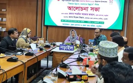 নড়াইলে বিজয় উল্লাসে তারুণ্যের উচ্ছাসে শীর্ষক আলোচনা সভা অনুষ্ঠিত