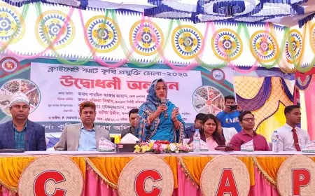 নড়াইলে ৩ দিনব্যাপী ক্লাইমেট স্মার্ট কৃষি প্রযুক্তি মেলা ২০২৫ উদ্বোধন