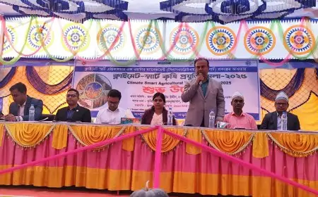 নড়াইলে ৩ দিন ব্যাপী ক্লাইমেট স্মার্ট কৃষি প্রযুক্তি মেলার উদ্বোধন