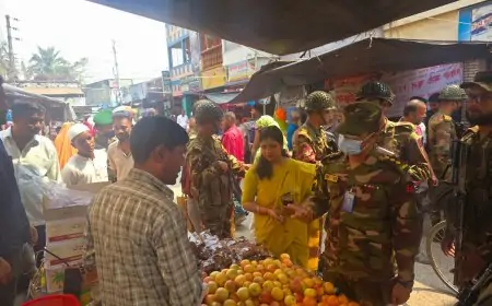 নড়াইল সদর আর্মি ক্যাম্পের উদ্যোগে দ্রব্যমূল্য নিয়ন্ত্রনে বাজার মনিটরিং ও ভেজাল বিরোধী অভিযান
