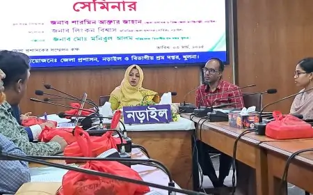 নড়াইলে শিশুশ্রম নিরসনের লক্ষ্যে কর্মসভার অনুষ্ঠিত