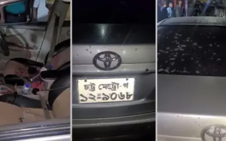 চট্টগ্রামে বাড়ি ফেরার পথে প্রাইভেট কারে ‘অতর্কিত’ গুলি, নিহত ২