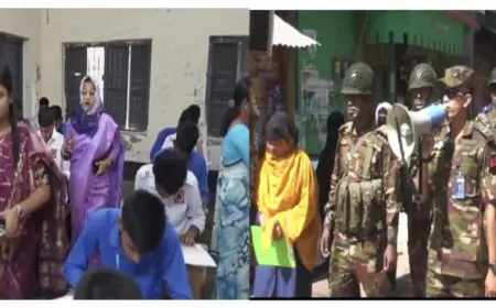 নড়াইলে সুষ্ঠু ও সুন্দর পরিবেশে এসএসসি পরীক্ষা শুরু