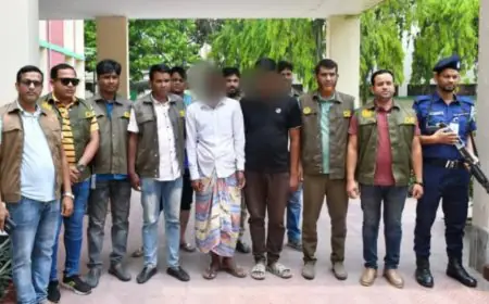 পুলিশে চাকরি দেওয়ার কথা বলে প্রতারণা, বিজিবি সদস্য ও ছাত্রদল নেতা গ্রেপ্তার।