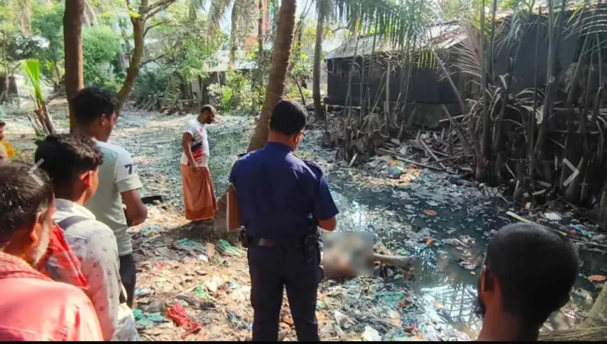 কলাপাড়ায় খাল থেকে নারীর মরদেহ উদ্ধার