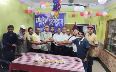 নড়াইল প্রেসক্লাবের দ্বিবার্ষিক নির্বাচন: সভাপতি আব্দুল হক, মাহবুবুর রশিদ লাবলু