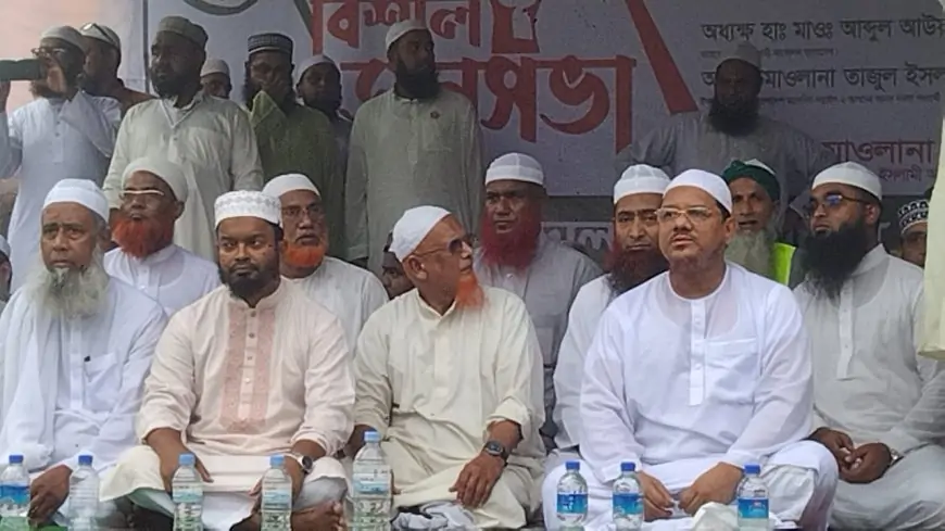 বিগত ফ্যাসিস্ট সরকার আওয়ামী লীগ আমাদের বিরোধী দল বানাতে চেয়েছিল- নড়াইলে পীর সাহেব চরমোনাই