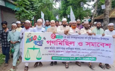 কালিয়ায় জুলাই অভ্যুত্থান স্মরণে জামায়াতের গণজাগরণ