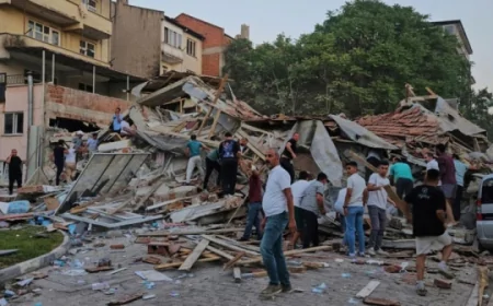 তুরস্কে ৬.১ মাত্রার ভয়াবহ ভূমিকম্প 