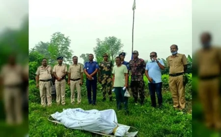 পত্নীতলা ১৪ বিজিবি ও বিএসএফ পতাকা বৈঠকে ভারতীয় নাগরিকের লাশ হস্তান্তর
