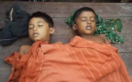 নড়াইলে পানিতে ডুবে ঝরে গেল দুই শিশুর প্রাণ