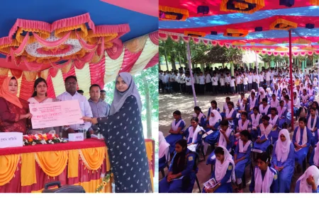 নড়াইলে কিশোরীদের সচেতনতামূলক প্রশিক্ষণসহ স্বাস্থ্য ও শিক্ষা উপকরণ বিতরণ