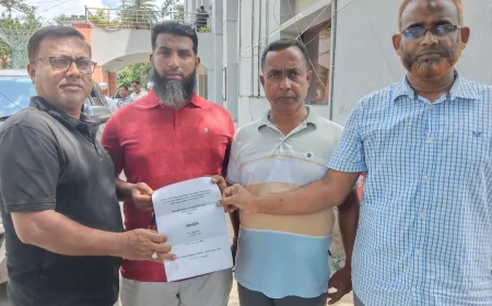 নড়াইলে ডিপ্লোমা ইঞ্জিনিয়ারদের ৭ দফা দাবি, জেলা প্রশাসককে স্মারকলিপি প্রদান