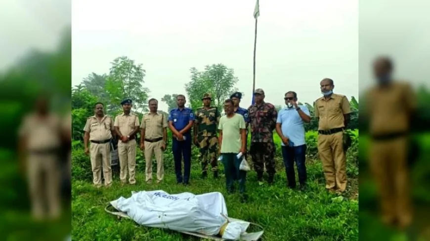 পত্নীতলা ১৪ বিজিবি ও বিএসএফ পতাকা বৈঠকে ভারতীয় নাগরিকের লাশ হস্তান্তর