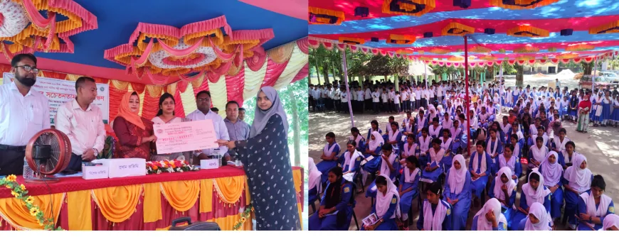 নড়াইলে কিশোরীদের সচেতনতামূলক প্রশিক্ষণসহ স্বাস্থ্য ও শিক্ষা উপকরণ বিতরণ