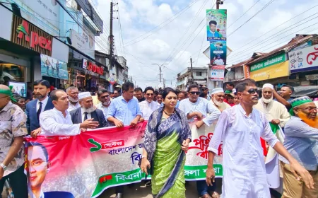 উৎসবমুখর পরিবেশে বরগুনায় বিএনপির প্রতিষ্ঠাবার্ষিকী উদযাপন