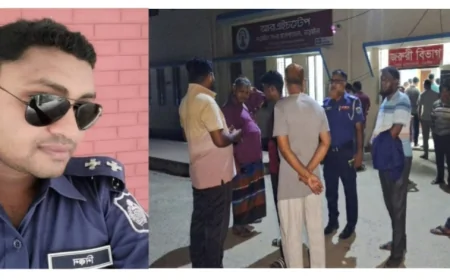 যশোরগামী ‘নড়াইল এক্সপ্রেসের’ একটি বাস নিয়ন্ত্রণ হারিয়ে বাঁশ বোঝাই ট্রাকটির পেছনের ধাক্কায় পুলিশ কর্মকর্তা সহ নিহত ৩