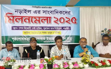 নড়াইলে সাংবাদিকদের প্রাণবন্ত মিলনমেলা: সৌহার্দ্য ও সম্প্রীতির উচ্ছ্বাসে এক অনন্য দিন
