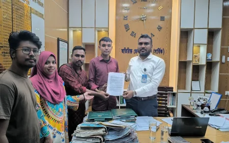 দিনাজপুরে ‘খাদ্য অধিকার আইন’ প্রণয়নের দাবিতে মানববন্ধন ও স্মারকলিপি প্রদান