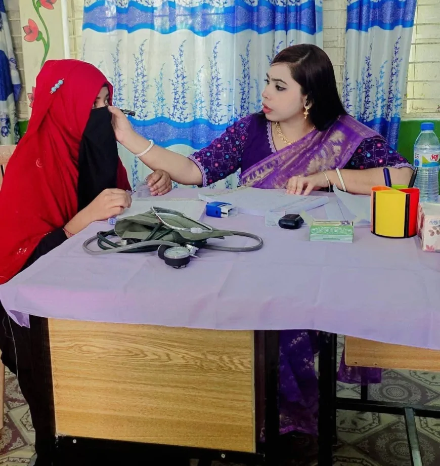 নড়াইলে দিনব্যাপী ফ্রি মেডিকেল ক্যাম্প, ১৪ শতাধিক রোগীর সেবায় ভিক্টোরিয়া স্পেশালাইজড হাসপাতাল