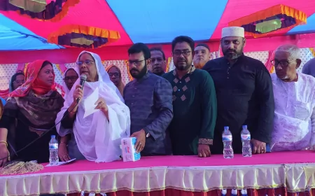 নড়াইলে ৪নং ওয়ার্ডে মহিলাদলের  হজারো কর্মী নিয়ে কর্মীসভা অনুষ্ঠিত