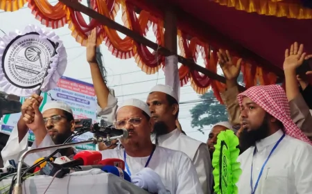 হাত পাখা বিজয় হলে চাঁদাবাজি ও মিথ্যা মামলা থেকে মানুষ মুক্তি পাবে; মুফতী রেজাউল করিম