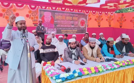 দাঁড়িপাল্লার পক্ষে ভোট প্রার্থনা চাঁদাবাজি ও মাদকমুক্ত সমাজ গড়ার অঙ্গীকার-আতাউর রহমান বাচ্চু