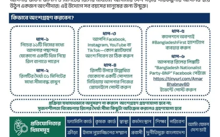 সেরা ১০জন পাবে তারেক রহমানের সাথে একান্ত আলাপের সুযোগ