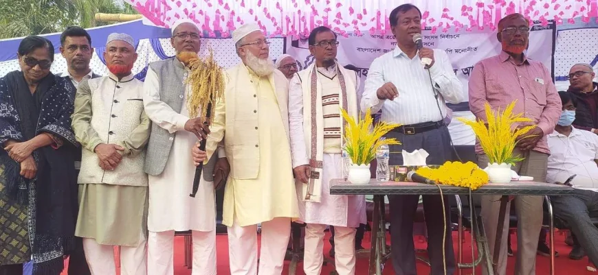 পহরডাঙ্গায় বিএনপি মনোনীত প্রার্থী বিশ্বাস জাহাঙ্গীর আলমের বিশাল নির্বাচনী জনসভা