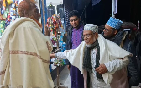 বরগুনায় জামায়াত প্রার্থী ডা. সুলতান আহমদ গণসংযোগ