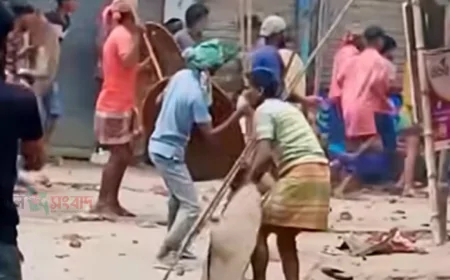 নড়াইলের লোহাগাড়ায় টিকটক-ফ্রি ফায়ারকে কেন্দ্র করে সংঘর্ষ, আহত অন্তত ১০