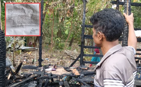 দুর্বৃত্তের দেয়া আগুনে স্বপ্নপুরে ছাই নিজাম হাওলাদারের