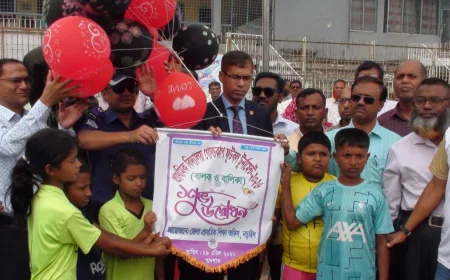 নড়াইলে ক্ষুদে ফুটবলারদের অংশগ্রহণে গোল্ডকাপ ফুটবল টুর্নামেন্ট অনুষ্ঠিত।