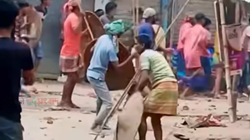 নড়াইলের লোহাগাড়ায় টিকটক-ফ্রি ফায়ারকে কেন্দ্র করে সংঘর্ষ, আহত অন্তত ১০