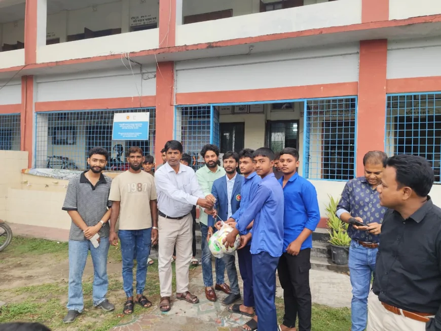 এমটিআই বহুমুখী সমবায় স্পোর্টস একাডেমির উদ্ব্যোগে শিক্ষার্থীদের পরিচয়পত্র ও ক্রীড়া সামগ্রী বিতরণ