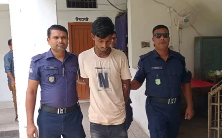 নড়াইলে প্রতিবন্ধী আনোয়ার হত্যা মামলার ৪নং আসামি আকাশ বিশ্বাস গ্রেপ্তার