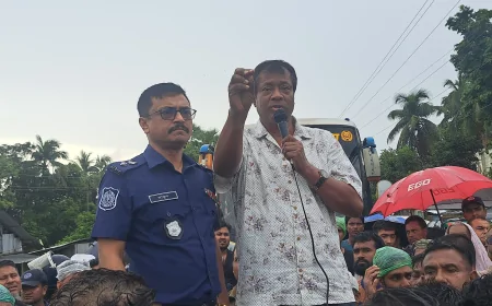 শিশু ধর্ষণ-হত্যার প্রতিবাদে ৪ ঘণ্টা অবরোধ, এমপির আশ্বাসে কর্মসূচি প্রত্যাহার