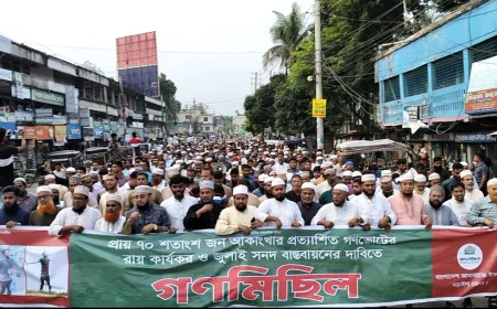 এই সংবিধানকে ব্যবহার করে জুলুমের পুনরাবৃত্তি করলে জাতি ক্ষমা করবে না- আতাউর রহমান বাচ্চু এমপি