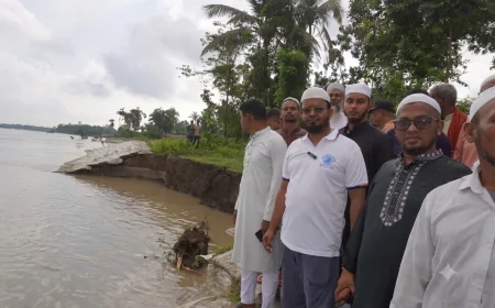 নড়াইলে নদী ভাঙ্গন এলাকা পরিদর্শনে এমপি আতাউর রহমান বাচ্চু,দিলেন দ্রুত ব্যাবস্থা নেওয়ার আশ্বাস।