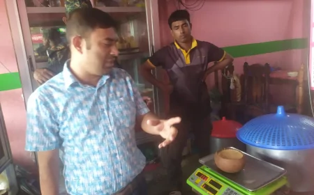 নড়াইলে ভোক্তা অধিকারের অভিযান, দুই মিষ্টির দোকানে ৭ হাজার টাকা জরিমানা